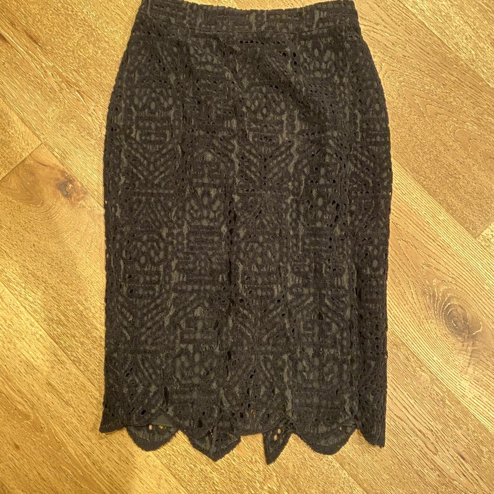 Jigsaw Lace Pencil Skirt